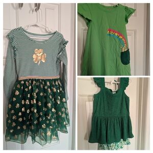Girls St Patrick's Day Outfits 4t-5t-6 Cat And Jack And Various Brands